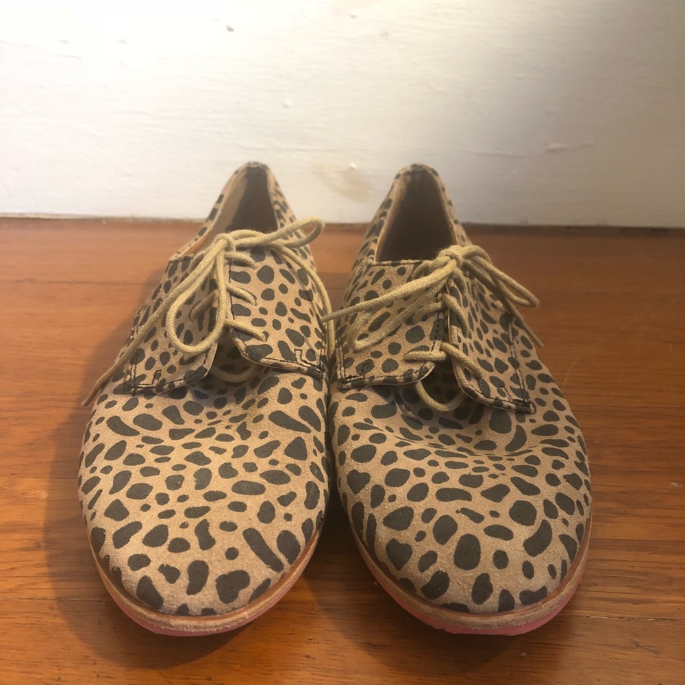 Leopard Print Flats - image 1